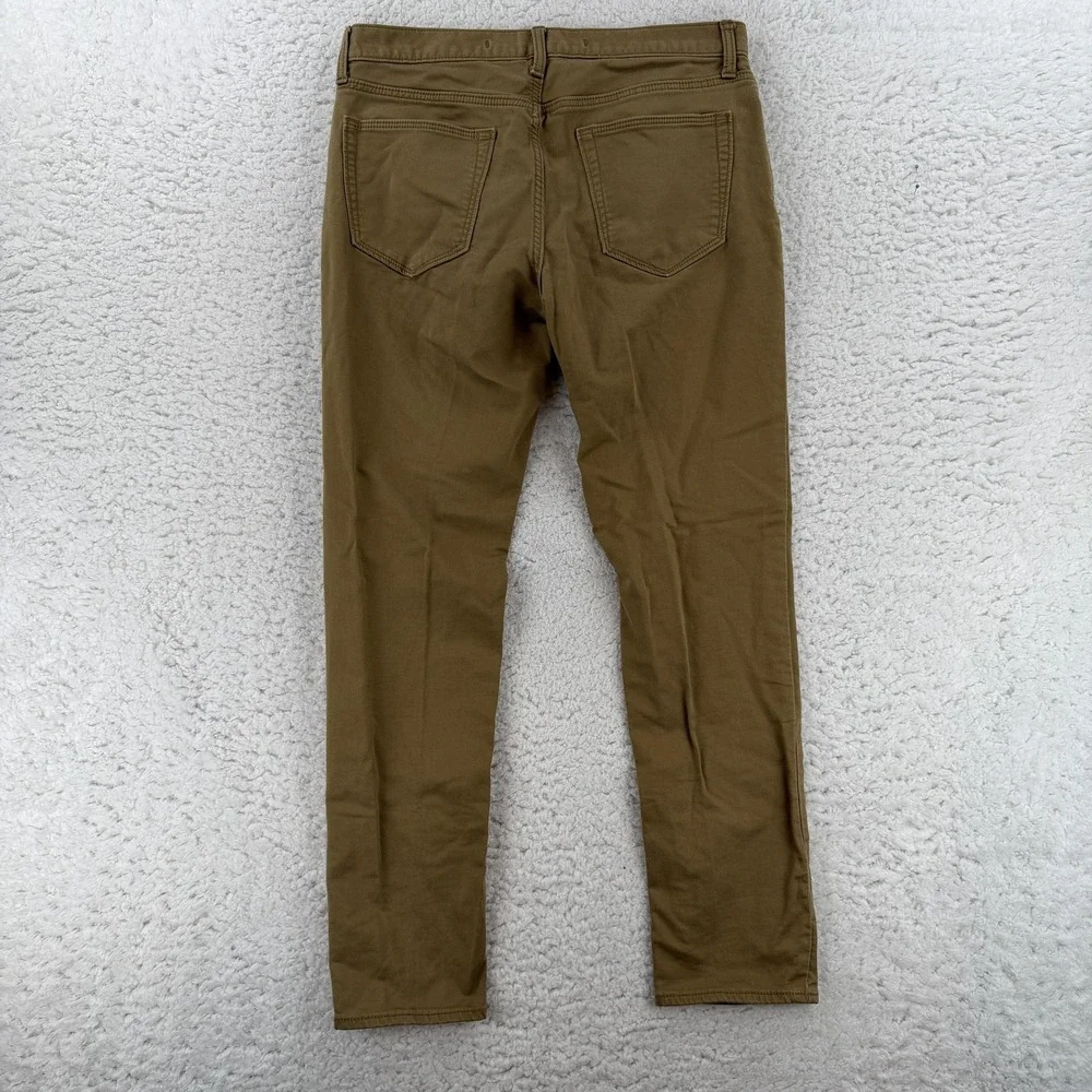 Banana Republic Travel Jean Mens 32x34 (32x30)‎ Brown Slim Tapered Stretch Pants